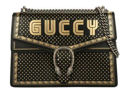 Gucci GUCCY Stars Medium Dionysus Bag, front view